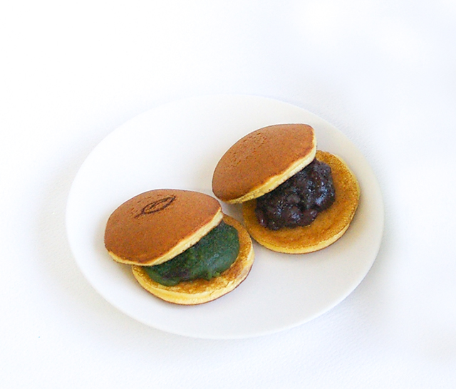 抹茶のまめどら焼き